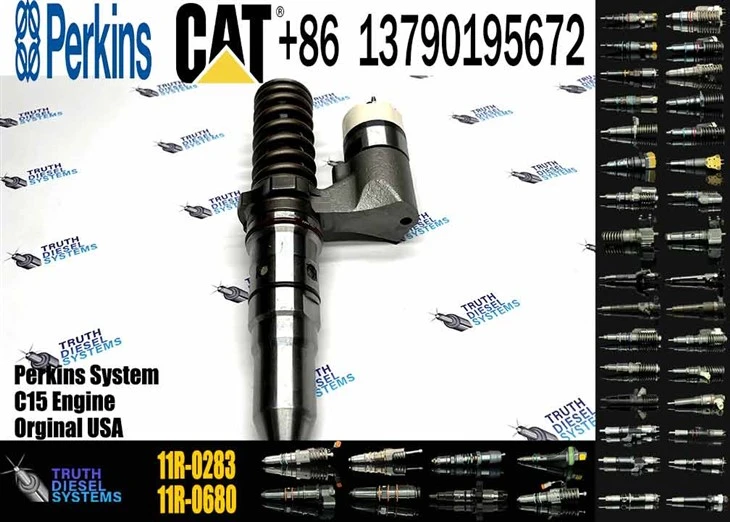 キャタピラーインジェクター 3512B 耐久性のある建設機械燃料インジェクター 11R-1874 11R-0282 11R-0283 223-5328 3500B エンジン用オリジナル新しいインジェクター